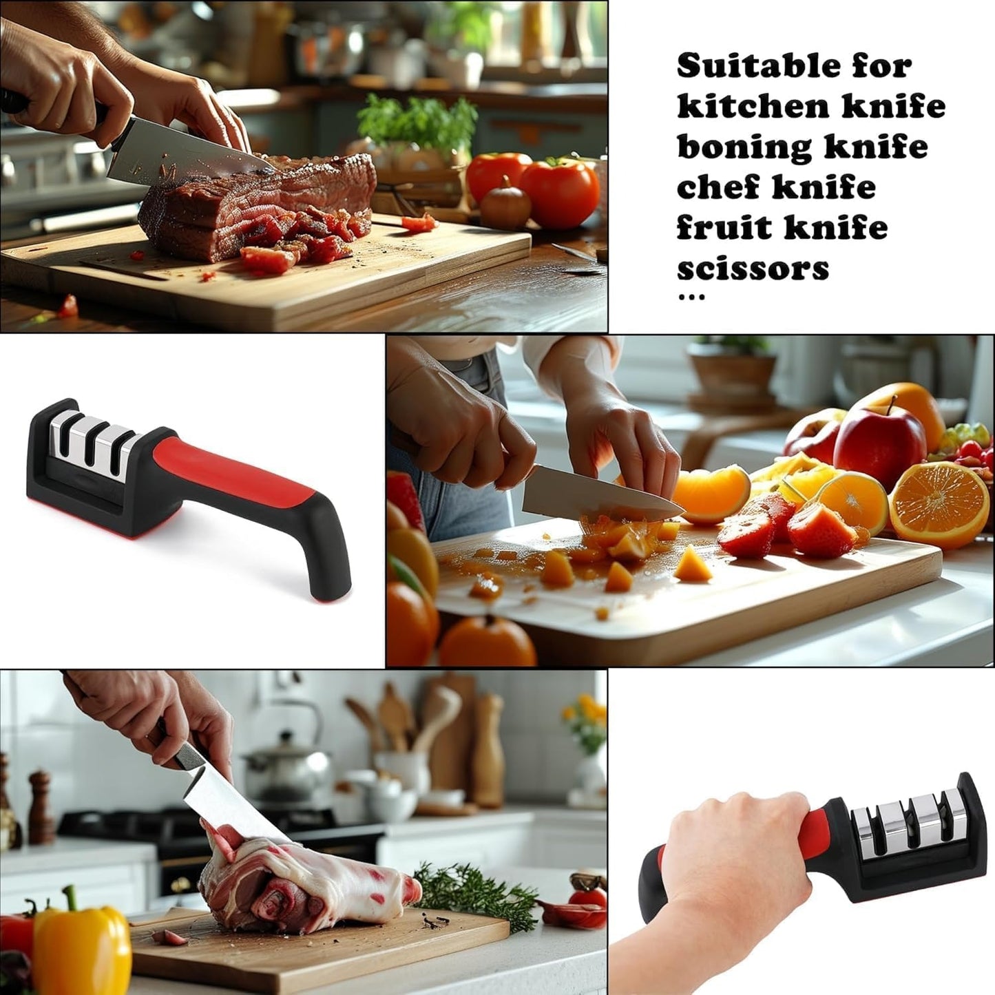 3 in 1 Knife Sharpener